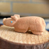 Zuni Sandstone Pig Fetish – Hand-Carved by Brandon Phillips