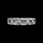Size 6.75 - Diamond Cut Interwoven Chain Ring