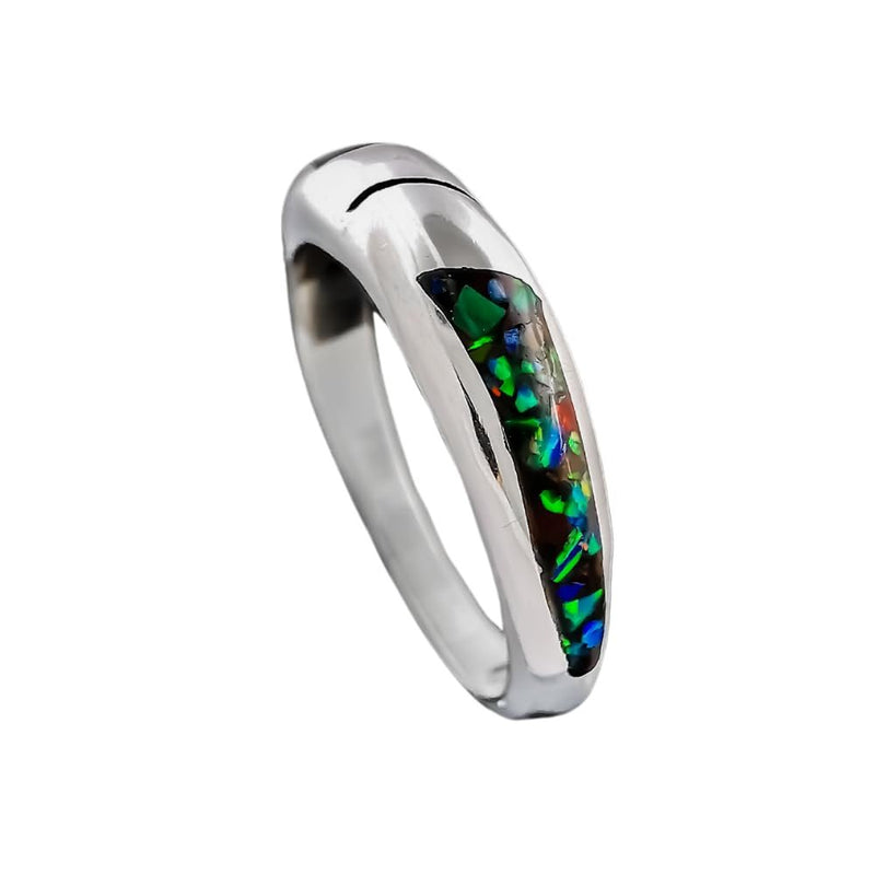 Size 4 - Galaxy Opal Friendship Ring