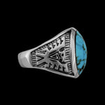 Thunderbird Ring, Eagle Ring, Navajo Ring, Native American Handmade Jewelry, American Eagle Ring, Falcon Ring