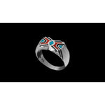Size 11 Sterling Silver Sunset Ring
