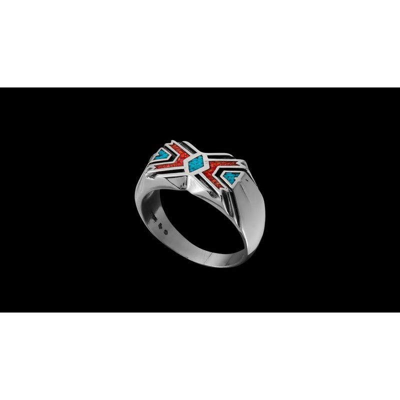 Size 11 Sterling Silver Sunset Ring