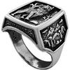 Size 11 - Sterling Silver Alpha Wolf Ring
