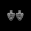 925 Sterling Silver Bear Earrings, Arrowhead Earrings, Bear Paw Earrings