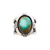 Sterling Silver & Royston Turquoise Ring – Cooper Willie Navajo Handmade