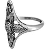 Size 6.5 - Diamond Cut Rose Cross Ring