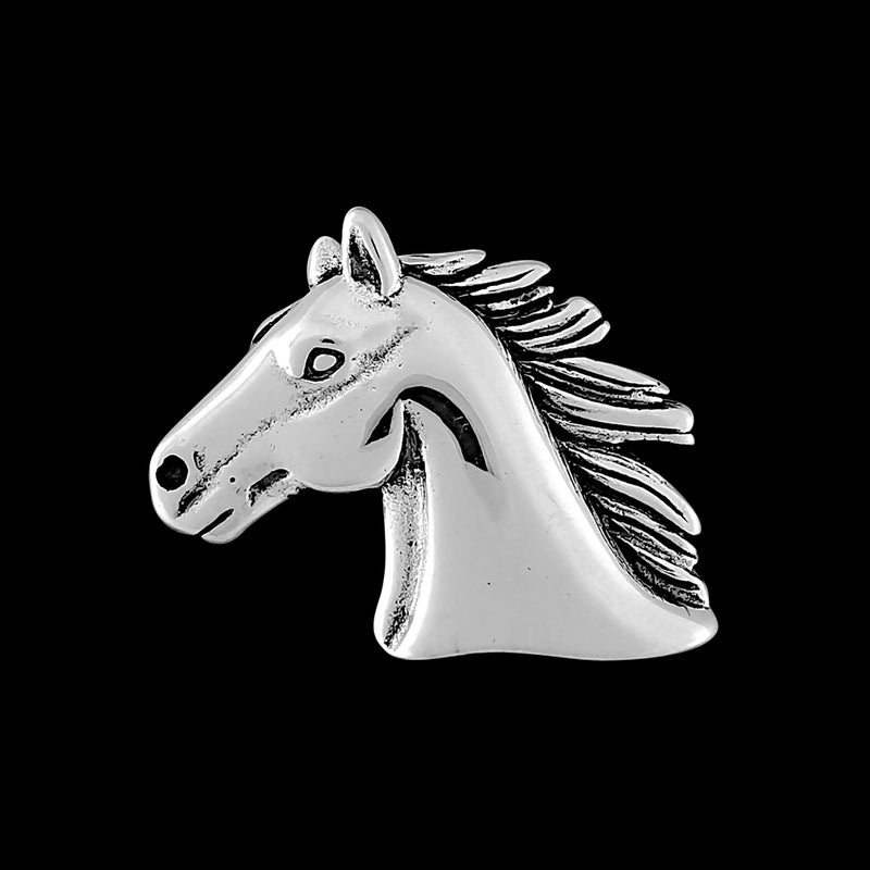 Horse Pendant, 925 Sterling Silver, Equestrian, Cowboy Cowgirl, Rodeo Southwestern, Western