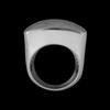 High Polish Square Dome Ring