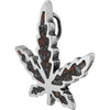 Wild Horse Magnesite Medium Palmate Leaf Pendant