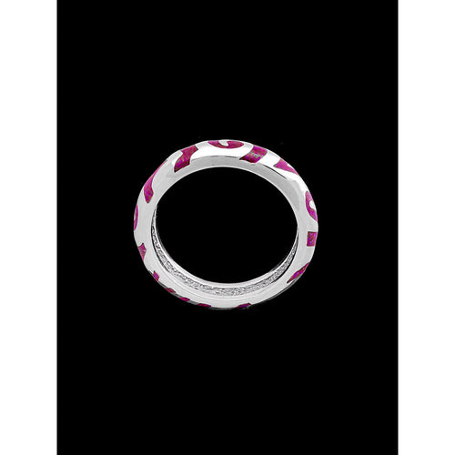 Size 13 - 925 Sterling Silver Tribal Ring • Sugilite Gemstone • Navajo Handmade • Purple Native American Ring