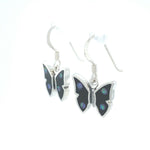 Butterfly Earrings • 925 Sterling Silver • Handcrafted Insect Jewelry