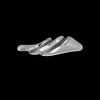 Diamond Cut Breaking Waves Ring