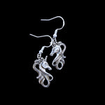 Sterling Silver Unicorn Dangle Earrings – Vintage, 90s Fairycore Style