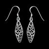 Fiddlehead Marquise Dangle Earrings
