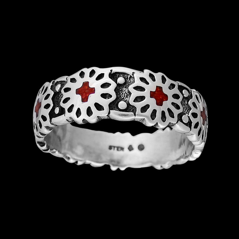 Sterling Silver Concho Belt Ring • Handcrafted Navajo Jewelry • Native American