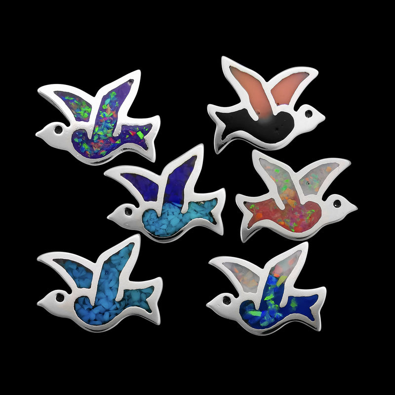 Sterling Silver Dove Earrings • Bird Stud Earrings • Southwest Style Jewelry
