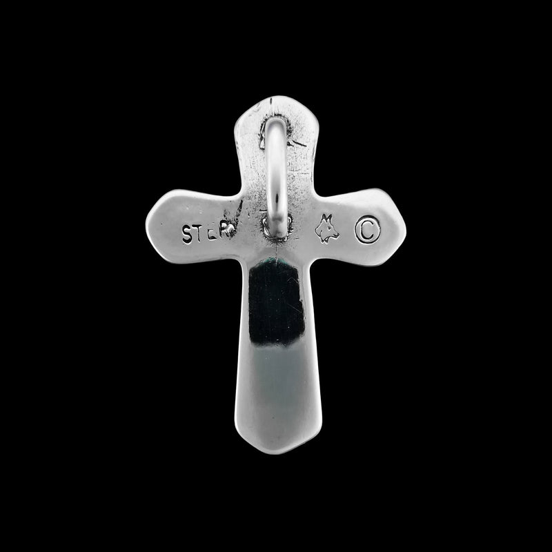 Cross Pendant, 925 Sterling silver Pendant, Guardian Angel Pendant, Godparent, Godchild, Christian pendant, Remembrance Pendant