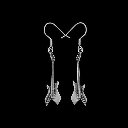 Guitar Earrings - Stranger Eddie Things Munson Guitar Earrings - BCRich Guitar Earrings