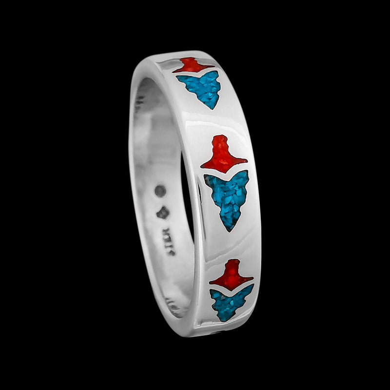Sterling Silver Arrowhead Ring • Navajo Handmade • Native American Inspired Jewelry