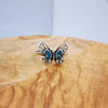 Dainty Turquoise Butterfly Ring - Size 5 - Delicate Vintage Treasure
