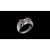 Size 11 Sterling Silver Sunset Ring