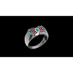 Size 11 Sterling Silver Sunset Ring