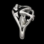 Size 8-925 Sterling Silver Frog Ring