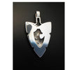 925 Sterling Silver Arrowhead Pendant, Wolf Pendant, Wolf Claw Pendant, Wolf Necklace, Arrowhead Necklace