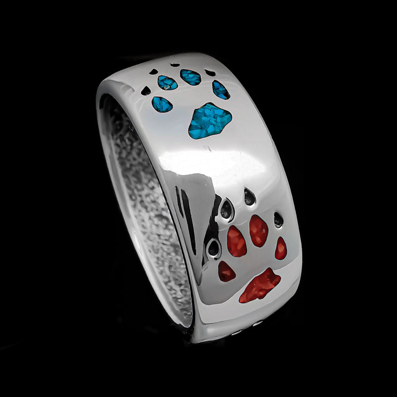 Wolf Paw Ring • Wolf Claw Design • 925 Sterling Silver • Navajo Handmade • Native American Jewelry
