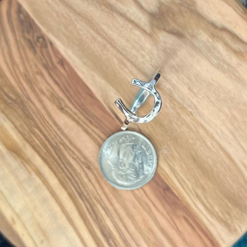 Sterling Silver Lucky Horseshoe Ring
