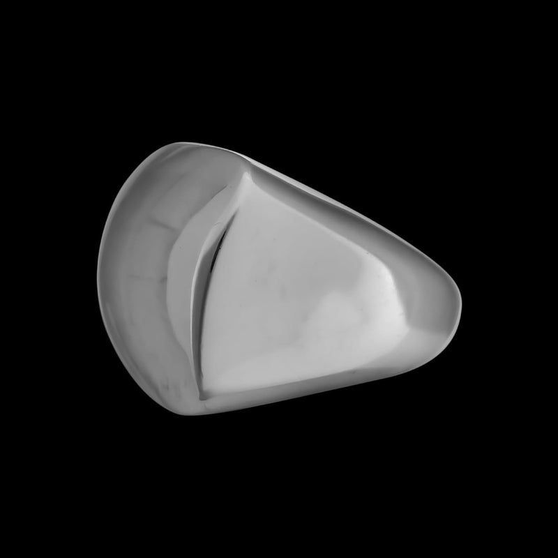 High Polish Square Dome Ring