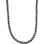 Navajo Pearls Necklace • Beaded Necklace • 925 Sterling Silver • Sterling Silver Beads Necklace