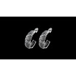 Rose Stud Earrings • 925 Sterling Silver • Triple Crown Design • Garden-inspired