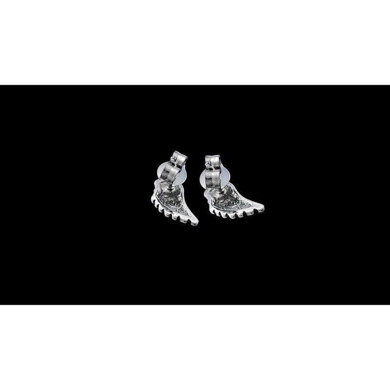Wing Earrings • 925 Sterling Silver • Guardian Angel Studs • Navajo Handmade (83)