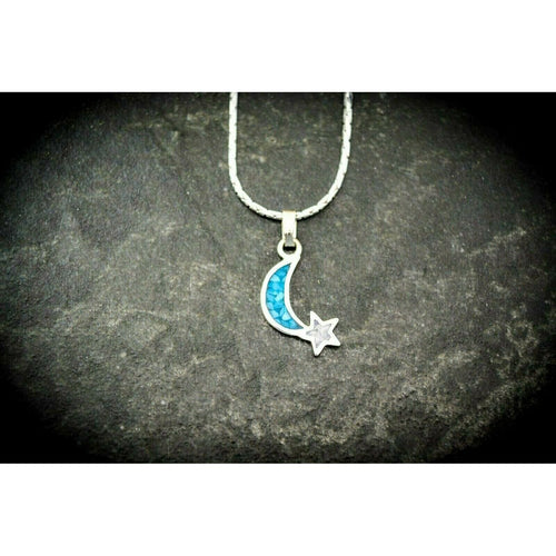 Star Pendant • 925 Sterling Silver • Galaxy Design • Astronomy Necklace