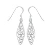 Fiddlehead Marquise Dangle Earrings