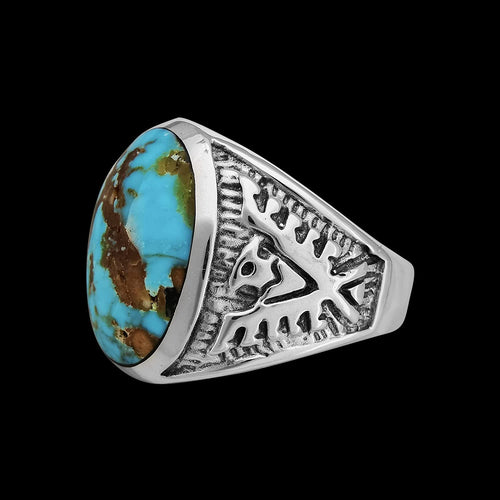 Thunderbird Ring, Eagle Ring, Navajo Ring, Native American Handmade Jewelry, American Eagle Ring, Falcon Ring