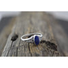 The Iris Ring, inlaid with Lapis Lazuli Size: 7