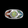 Opal Sleeping Beauty Sterling Silver Ring