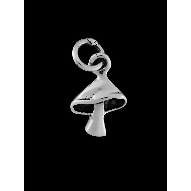 925 Sterling Silver Mushroom Toadstool Pendant