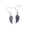 Sterling Silver Angel Wings Dangle Earrings