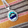 Sterling Silver Handmade Navajo Inlaid Pendant by Edith Kee