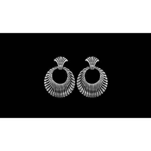 925 Sterling Silver Vintage Earrings, 1950 Design Earrings, fleur de lis Earrings, Royal Family Earrings