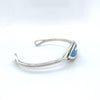 Native American Turquoise Bracelet • Navajo Handmade • 925 Sterling Silver