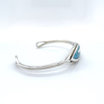 Native American Turquoise Bracelet • Navajo Handmade • 925 Sterling Silver
