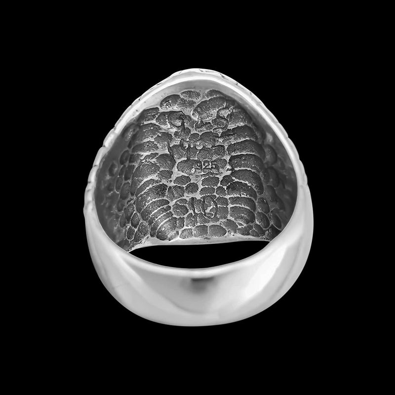 Size 11 Harley Davidson Ring, Silver Plated Bronze, G&S Ring, Handmade Jewelry, Huntington Beach Motorcycles