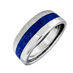 Size 10 - Lapis Lazuli Wide Infinity Band