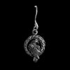 925 Sterling Silver Celtic Raven On Inside a Woven Celtic Circle