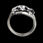 Size 8-925 Sterling Silver Frog Ring