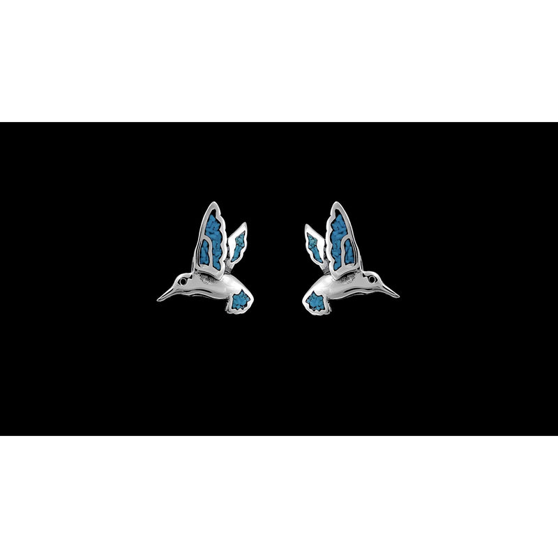 Turquoise Hummingbird Earrings